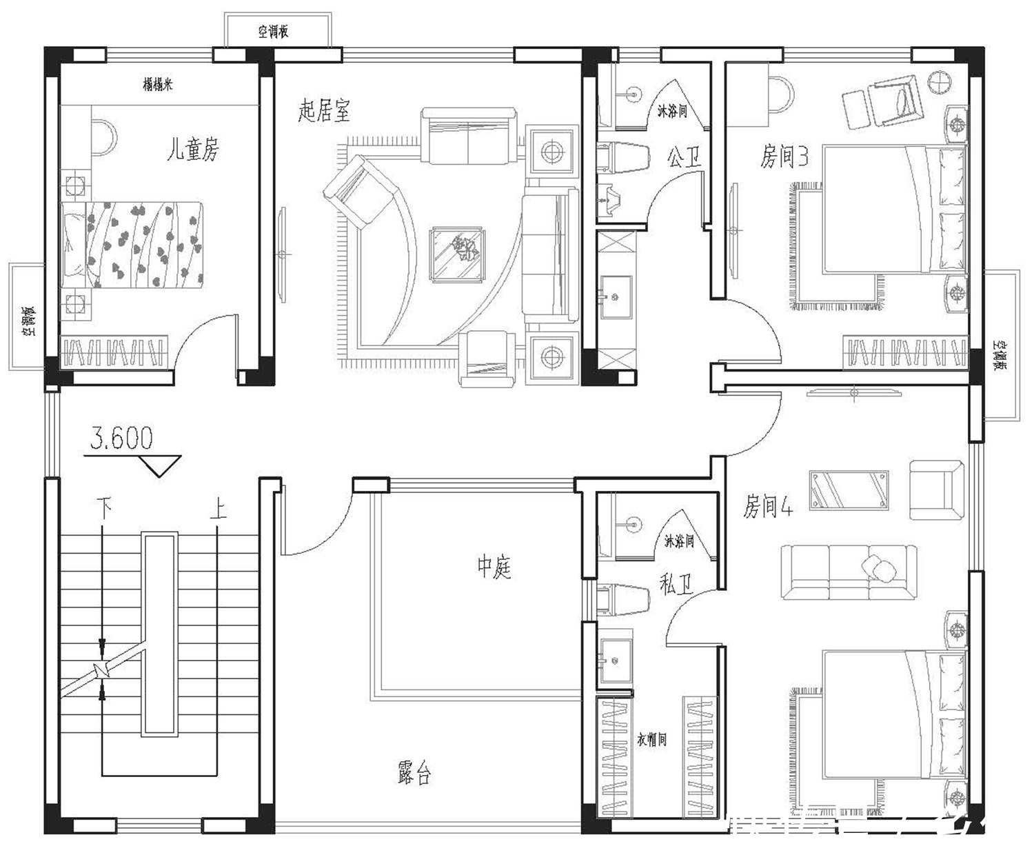 IM电竞平台房屋室内装筑平面计划图片大全(图1)