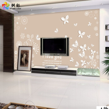 客厅电视墙案例 装饰立异im电竞APP标新新家（五）(图1)